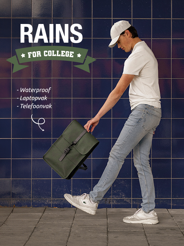 Get ready met de rugzakken van Rains & Fjallraven!
