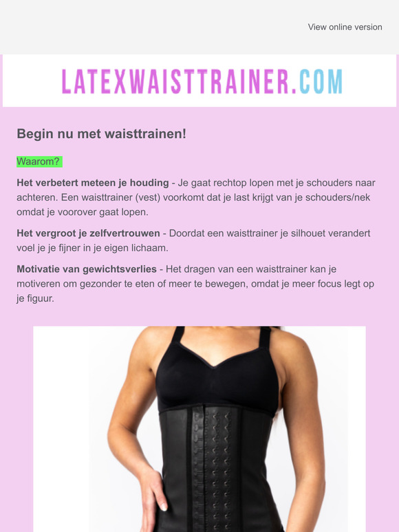 Begin nu met waisttrainen!