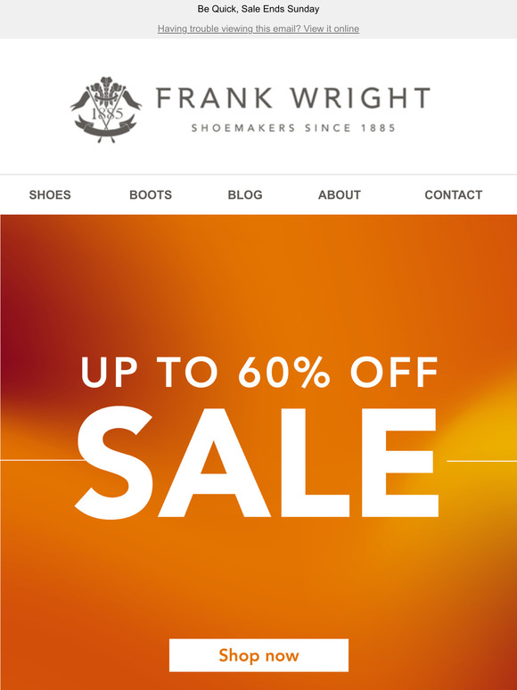 Last Chance To Shop Our Sale