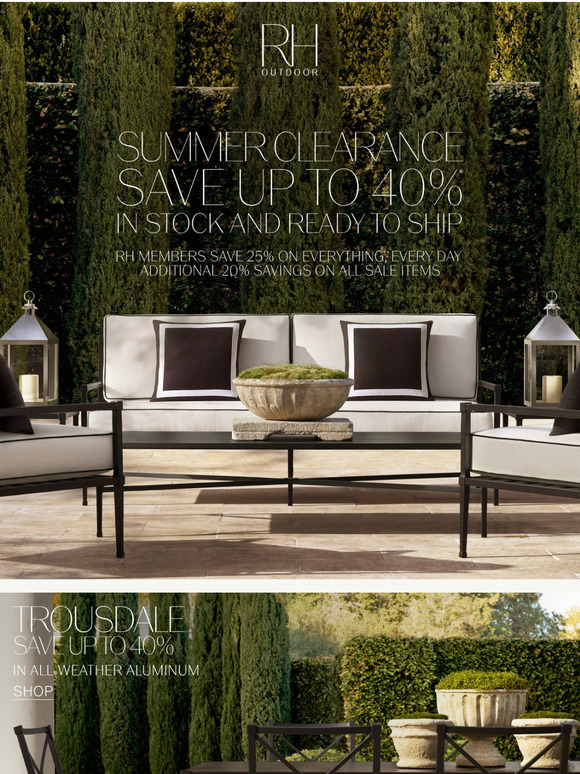 Restoration Hardware Email Newsletters: Shop Sales, Discounts, and ...