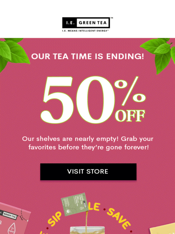 Your Last Chance for 50% OFF! 🚨