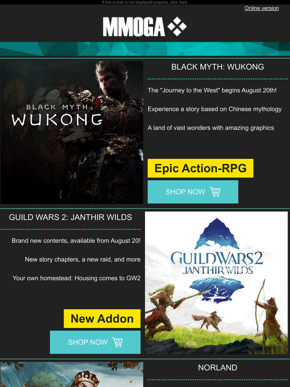 MMOGA - Black Myth Wukong! Guild Wars 2 Addon! Norland!