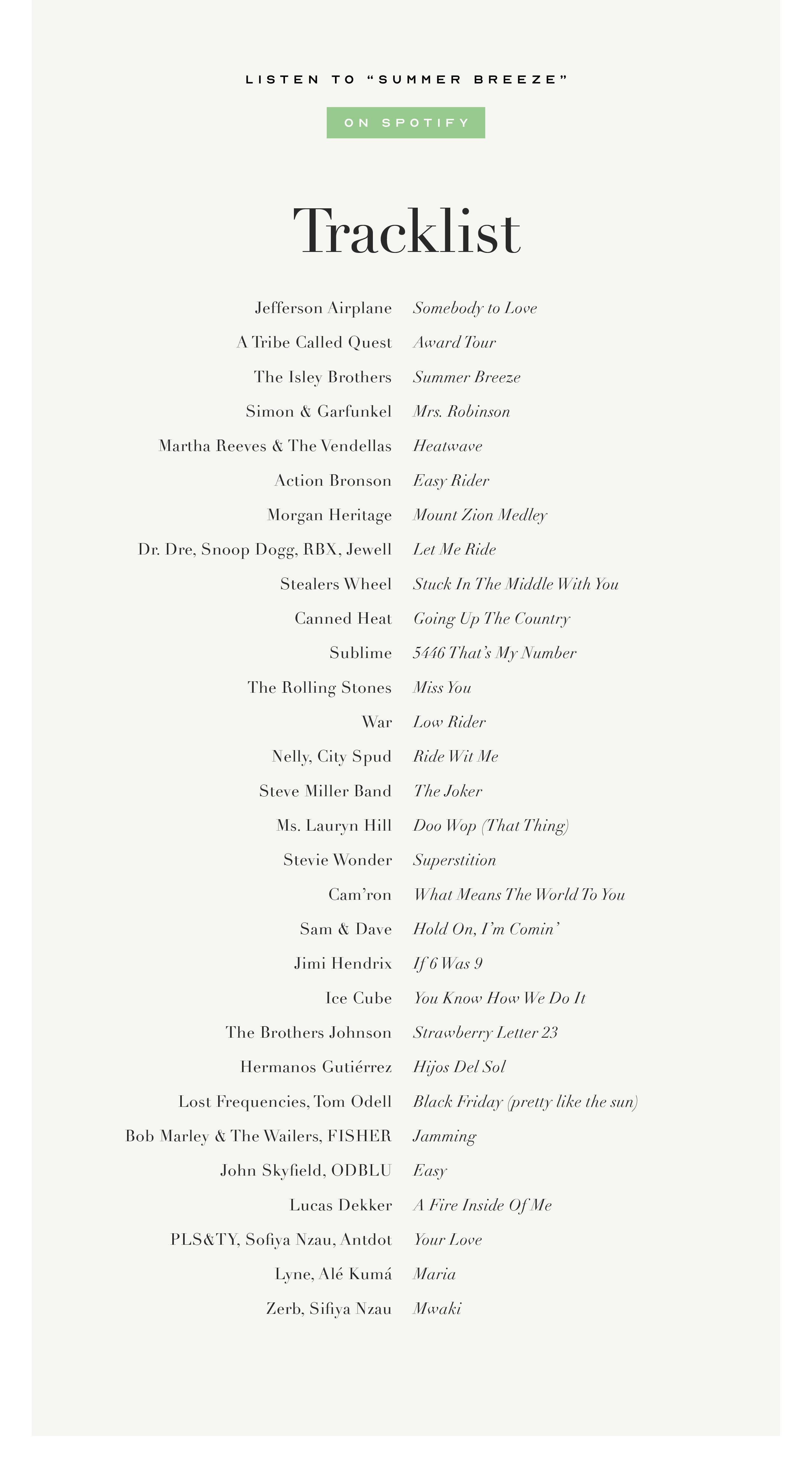 A. Rudin | Playlist Summer Breeze