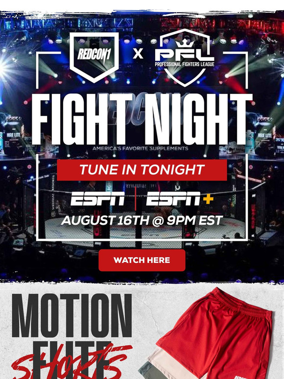It's fight night💪 Tune into ESPN tonight @ 9PM EST