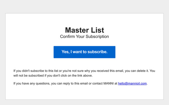 Confirm Your Subscription