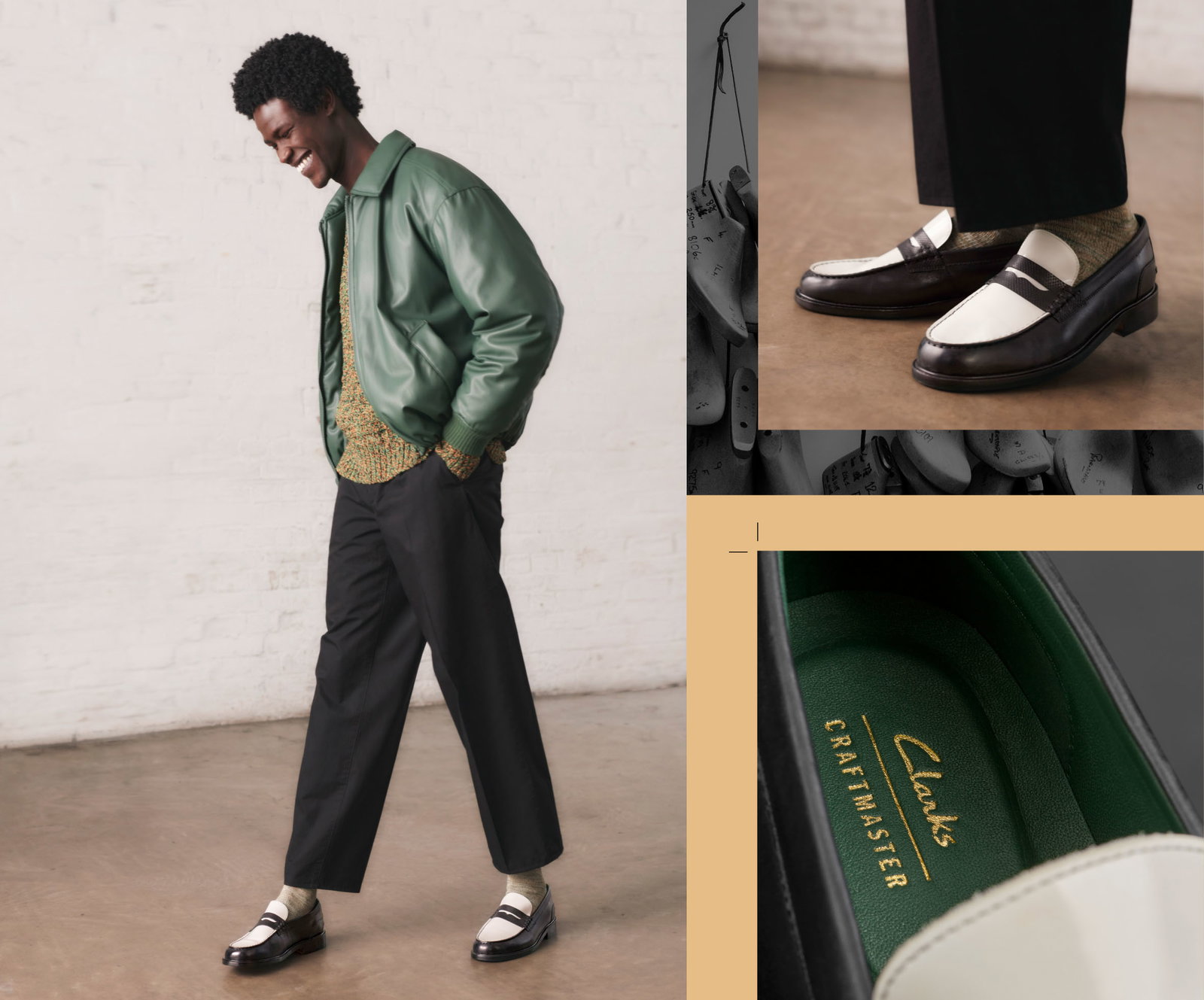 Image of the Mens Loafers, Craft James Lo in Black Combination. Links to product page.
