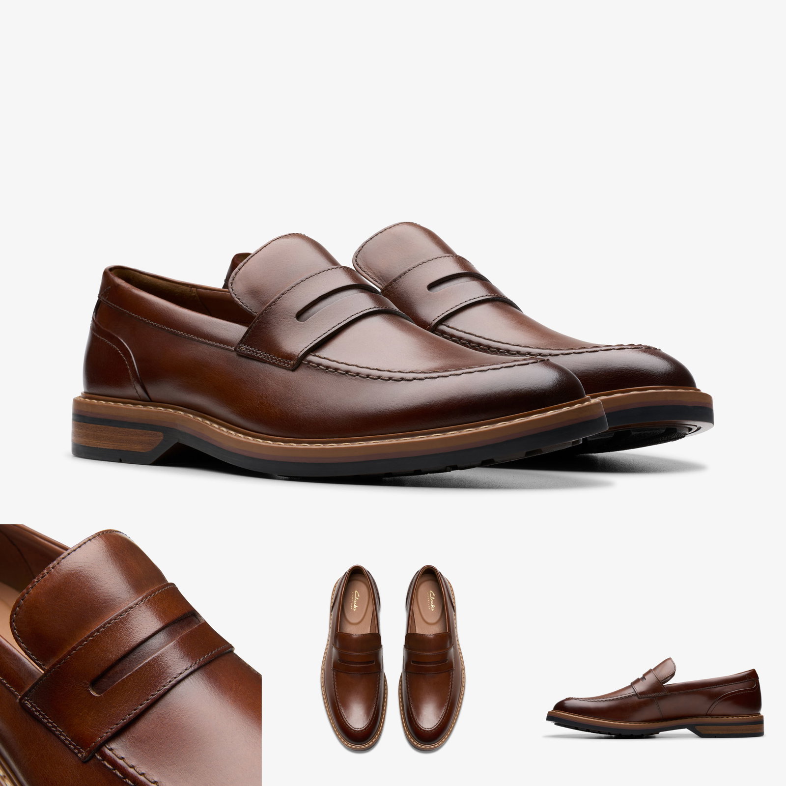 Images of the Aldwin Step Mid in Tan Leather. Links to product page.