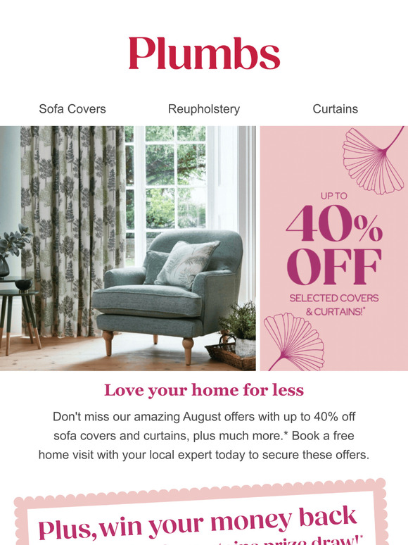 Win your money back with our curtains prize draw!*
