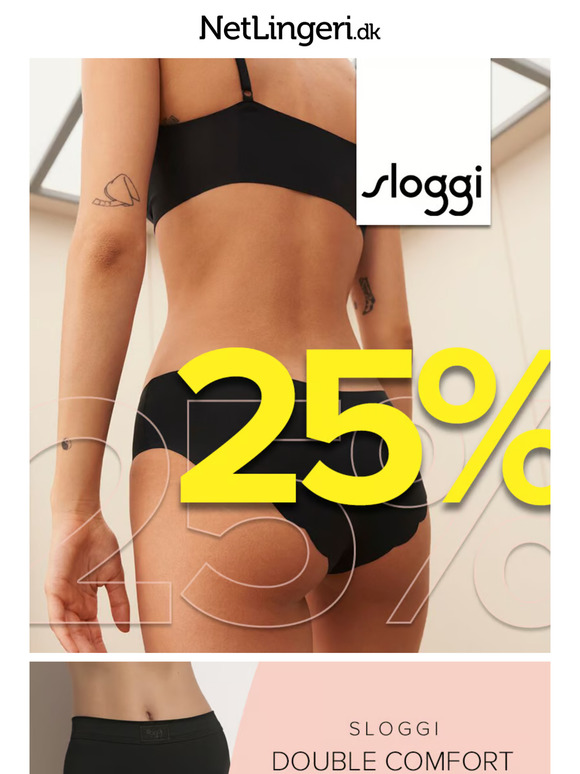 LIGE NU 🤩 Sloggi 25% | Triumph 25%