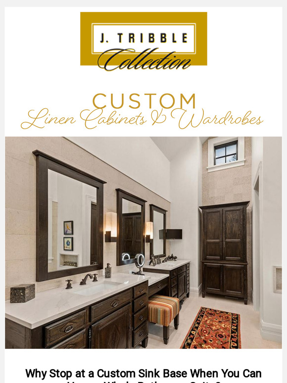 CUSTOM CABINETRY FROM J. TRIBBLE 🔥