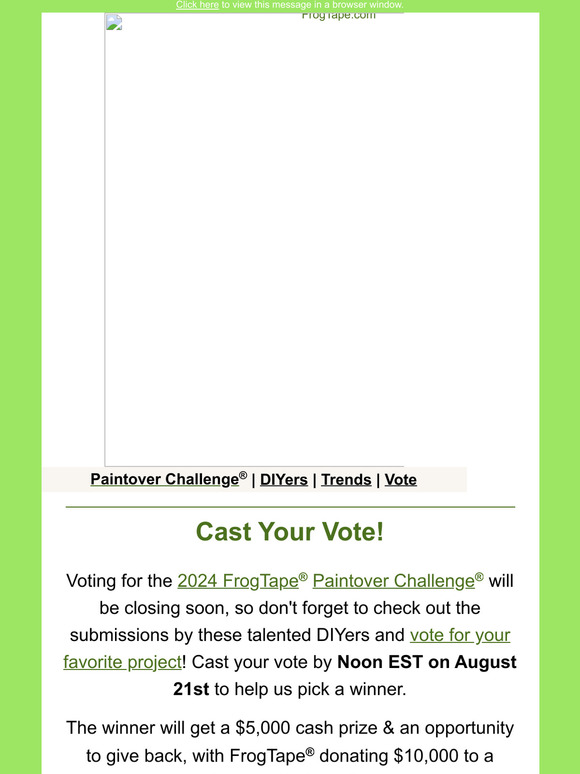 Last Chance To Vote!