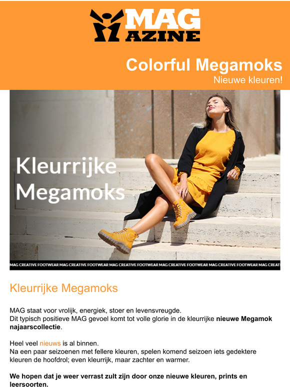 Kleurrijke/Colorful nieuw Megamoks