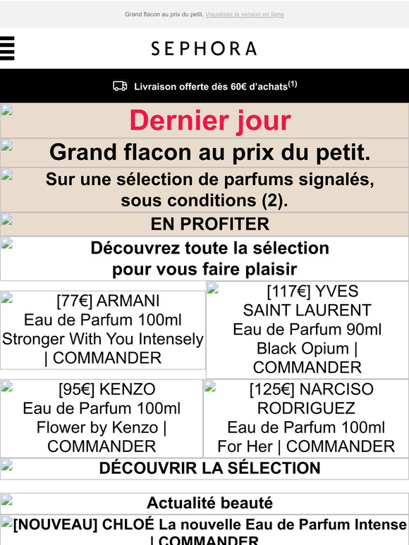 Dernier jour : offre parfumée 💗