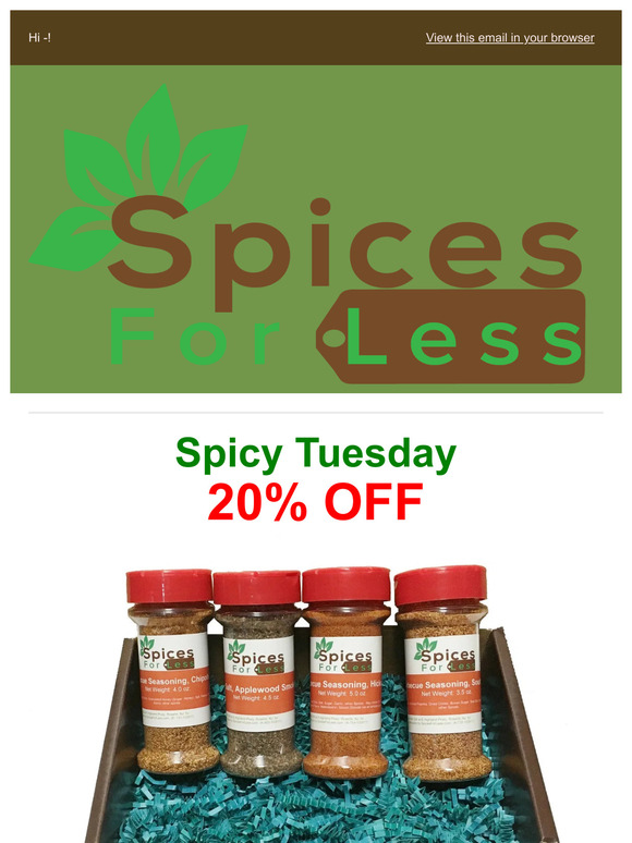 ATTENTION BBQ LOVERS- Check out Todays Spicy Tuesday Deal!