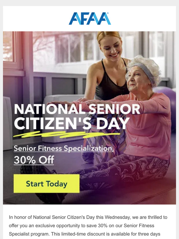Help the seniors in your life become more active & fit