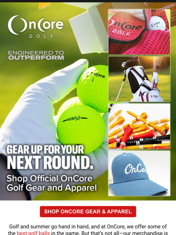 Gear Up for Your Next Round with OnCore! ⛳