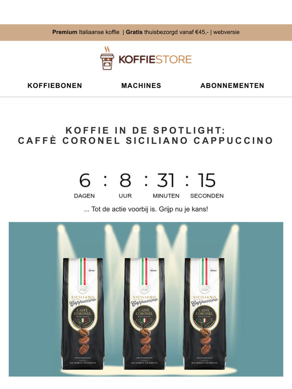 Dikke kortingen op Jura machines + Korting op 3kg koffiepakket☕