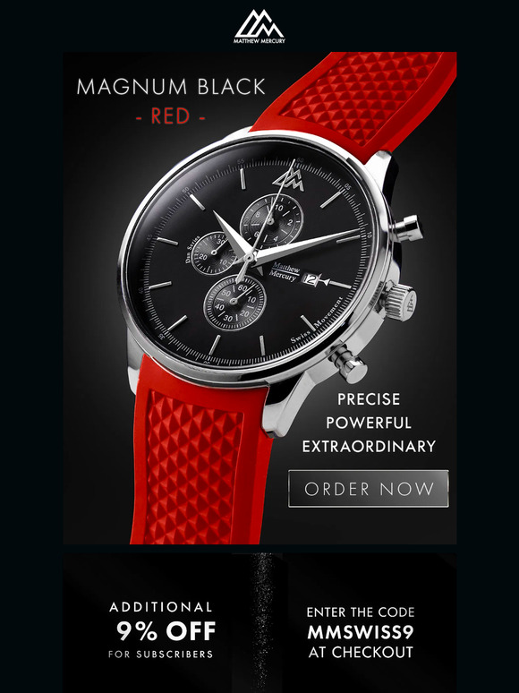 Please Welcome: Magnum Black - Red