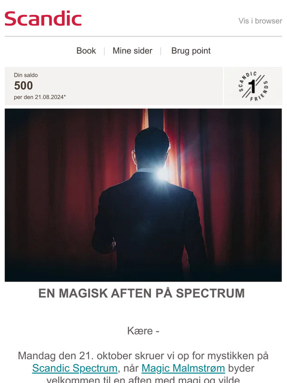 Vi skruer op for mystikken på Scandic Spectrum...