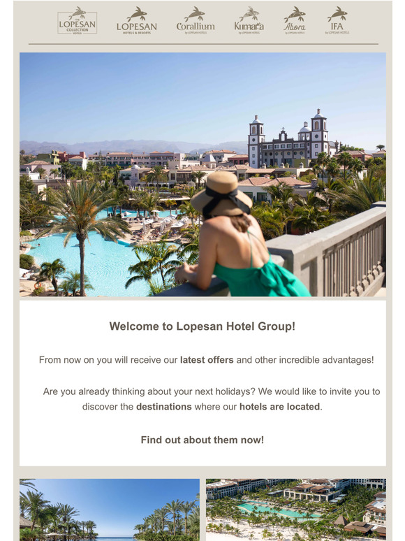 Welcome to Lopesan Hotel Group