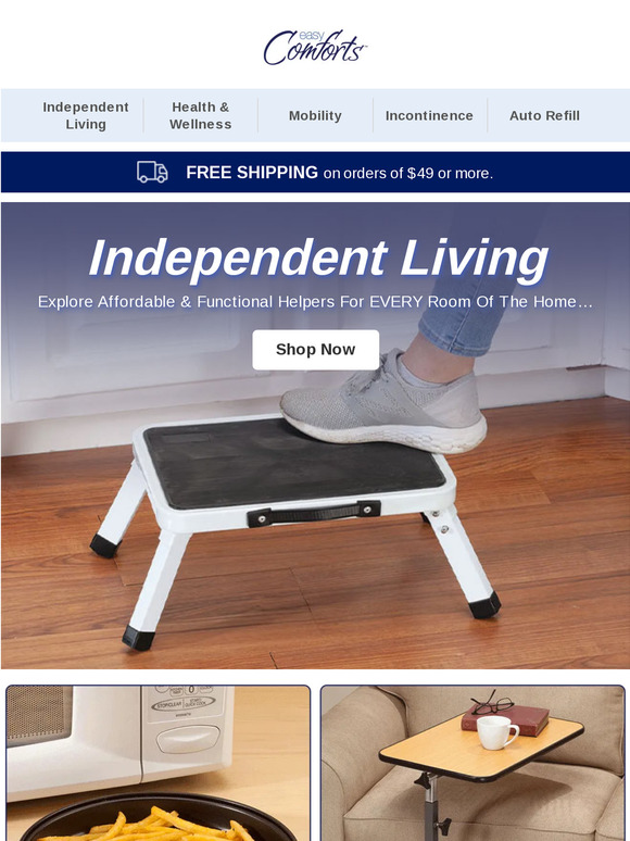 Easy Comforts Easy & Functional Home Helpers Milled