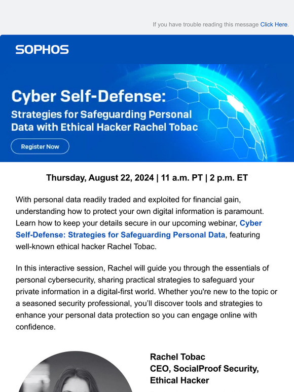 [Webinar Tomorrow] Strategies for Safeguarding Personal Data