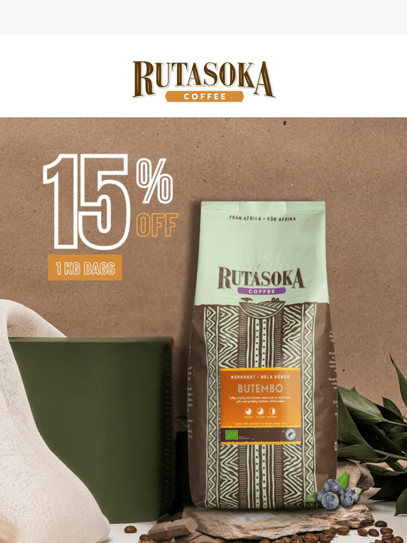 Enjoy 15% OFF the Butembo Dark Roast 1KG 🌱☕
