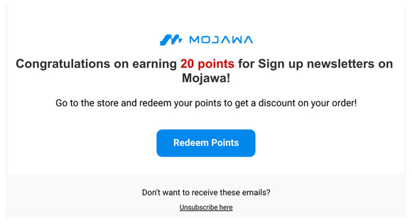 Mojawa: You've earned 20 points!