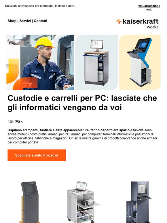 Massimizzate lo spazio e la sicurezza con le nostre custodie per PC!