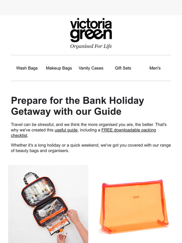 Elevate your Bank Holiday Packing Game 🧳