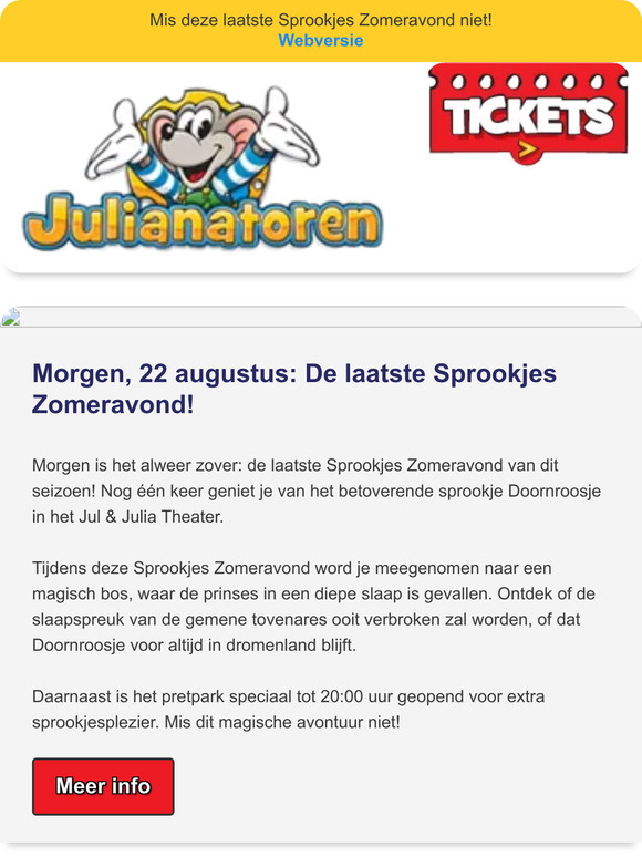 🌹 Doornroosje op 22 augustus
