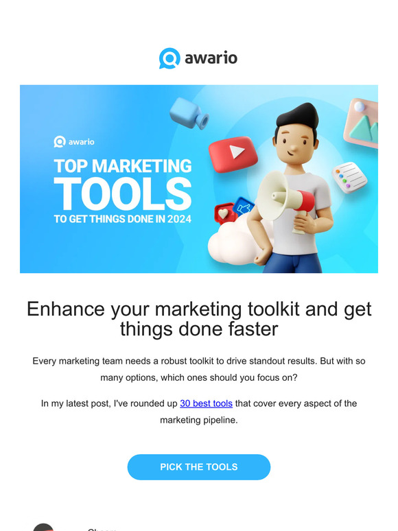 30 Must-Have Marketing Tools in 2024