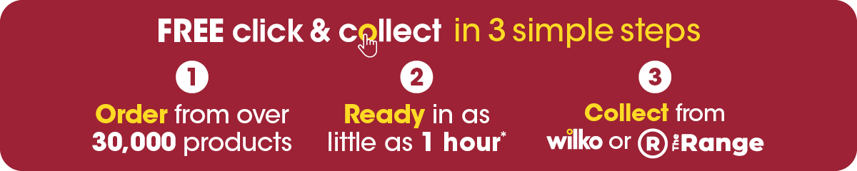 Free click & collect in 3 simple steps