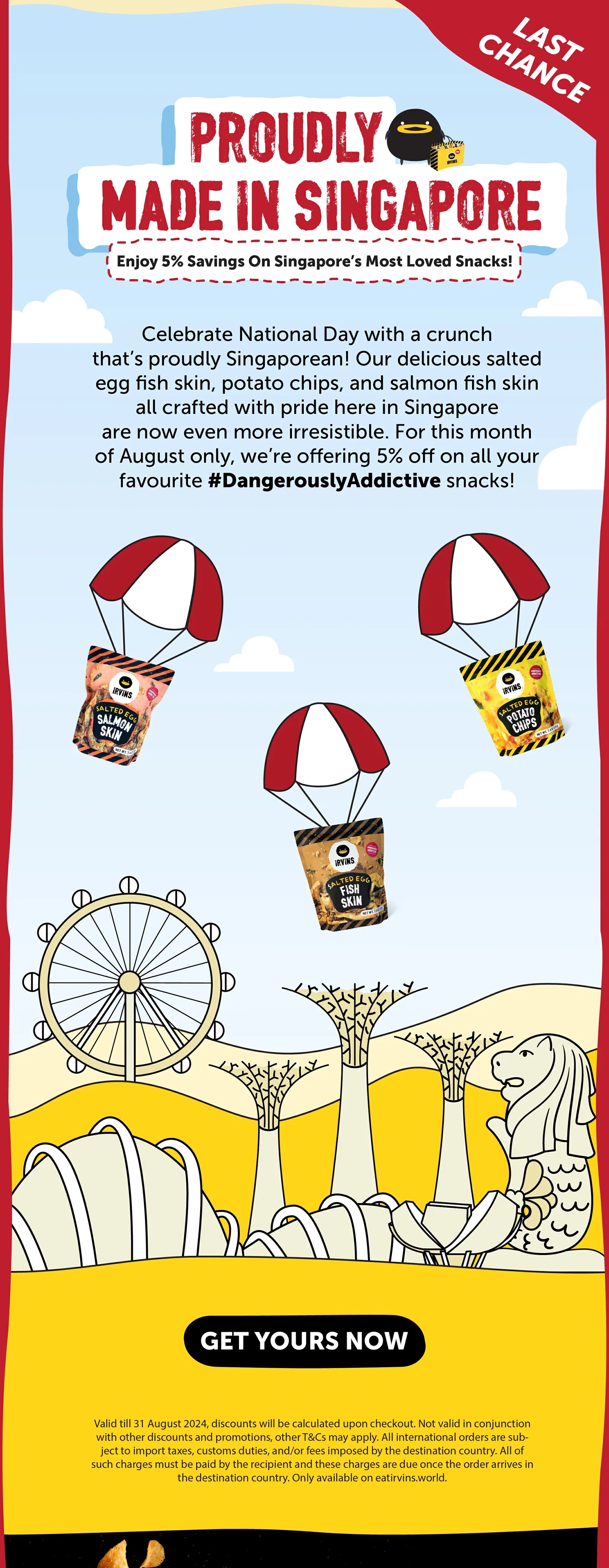 Don't Miss Out On 5% OFF Singapore's Most Loved Snacks!