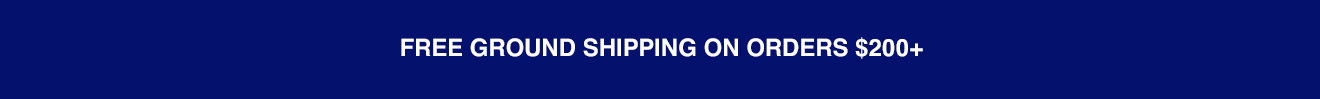Free Ground Shipping on All Orders