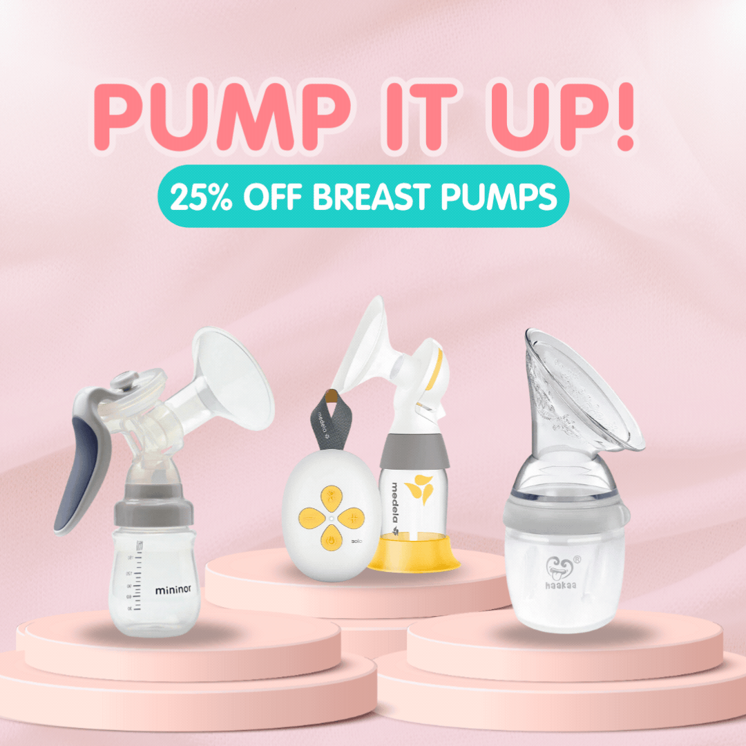 Pump it up: 25% off Breast Pumps