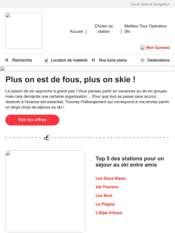 Le ski à petit prix, c'est maintenant