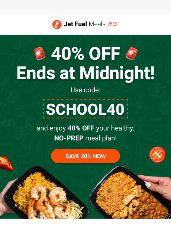 40% Off is Ending Tonight ⌛