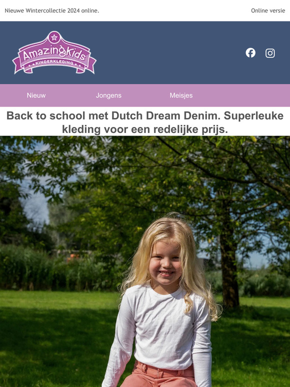 Back to school met Dutch Dream Denim