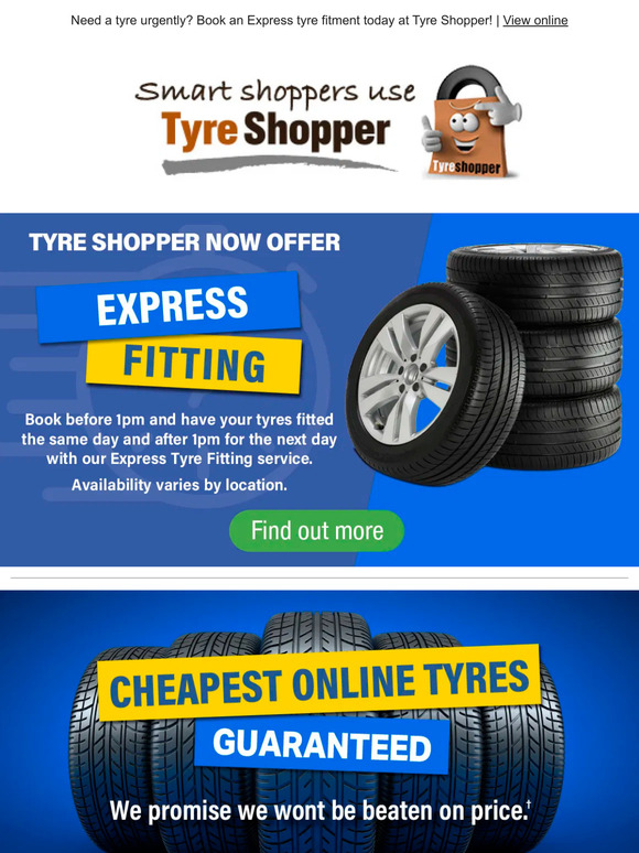 Express fitting at Tyre Shopper