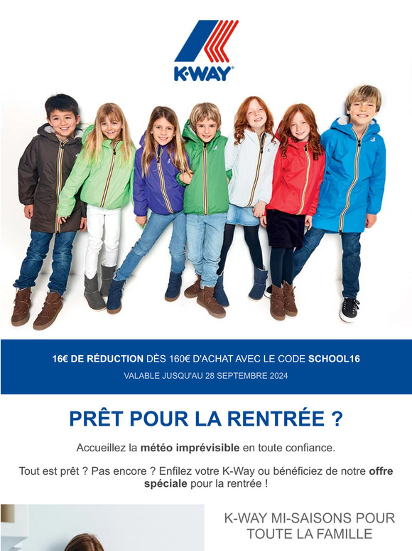 Tous en K-Way pour la Rentrée !