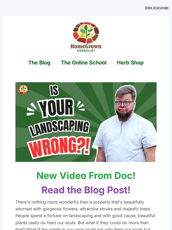 Stop! You're Doing it Wrong! Docs New Video and Blog