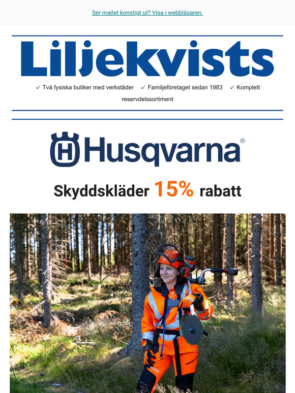 Höstkampanjer hos oss på Liljekvists!