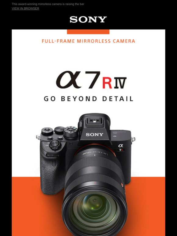 Eye-AF, 61MP Images, 4K Video | the α7R IV Camera Is a Powerhouse