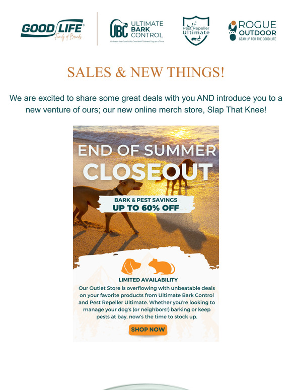 Don't Miss Out: Incredible Deals + Our New Online Merch Store!