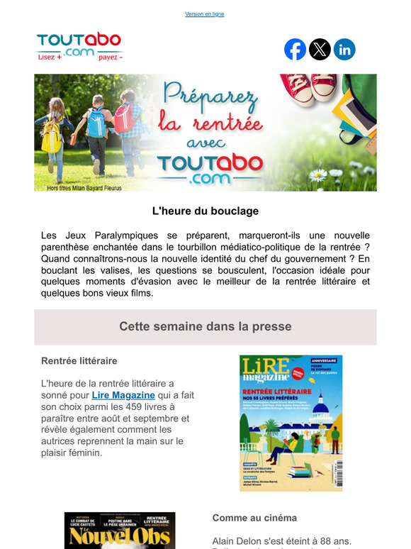 L'heure du bouclage