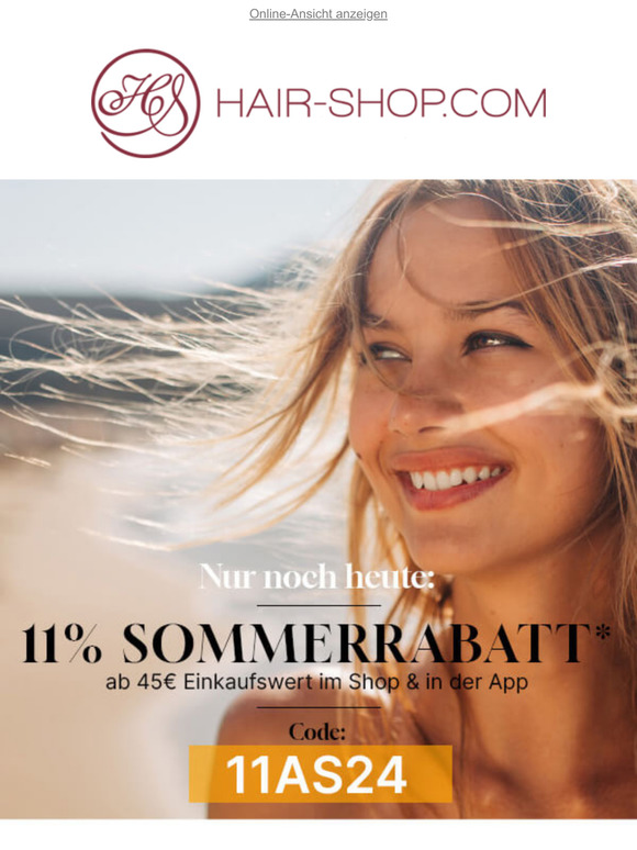 LAST CHANCE: ☀️ 11% Sommerrabatt