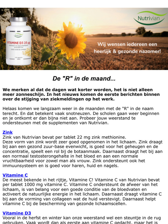 De R in de maand komt langzaam dichterbij