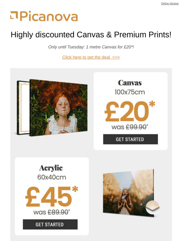 Highly discounted Canvas & Premium Prints