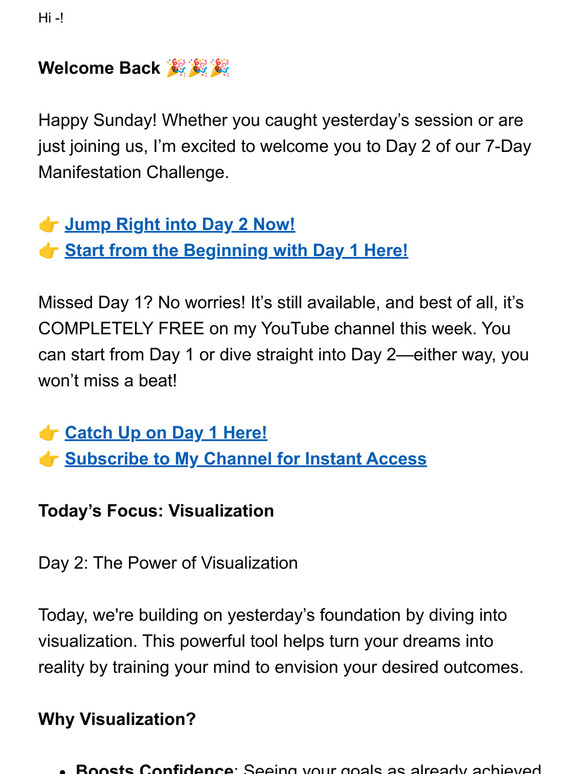 🌟 🔮 🎉: Manifestation Challenge: Day 2!